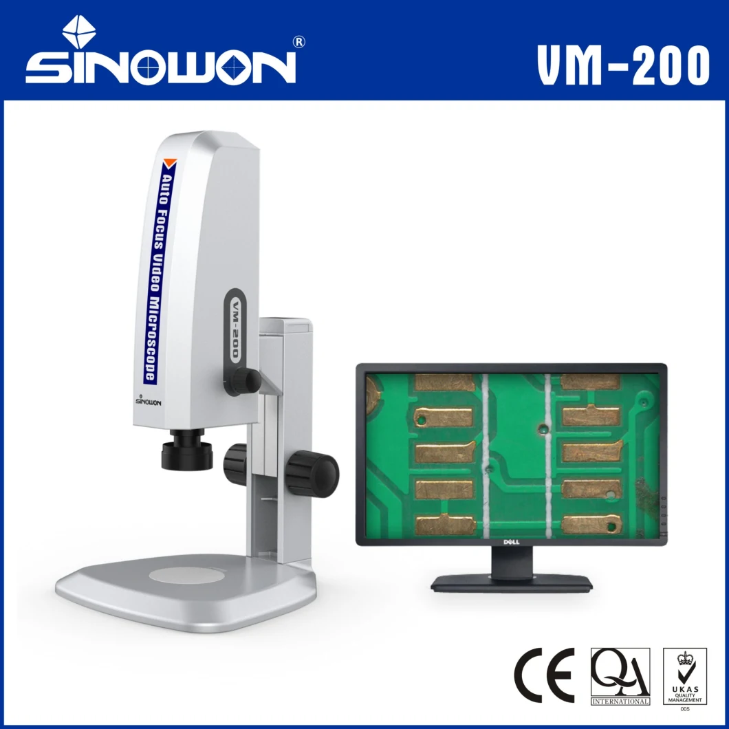 Vm-200 Auto Focus Video Microscope with 2 Million Pixel Camera