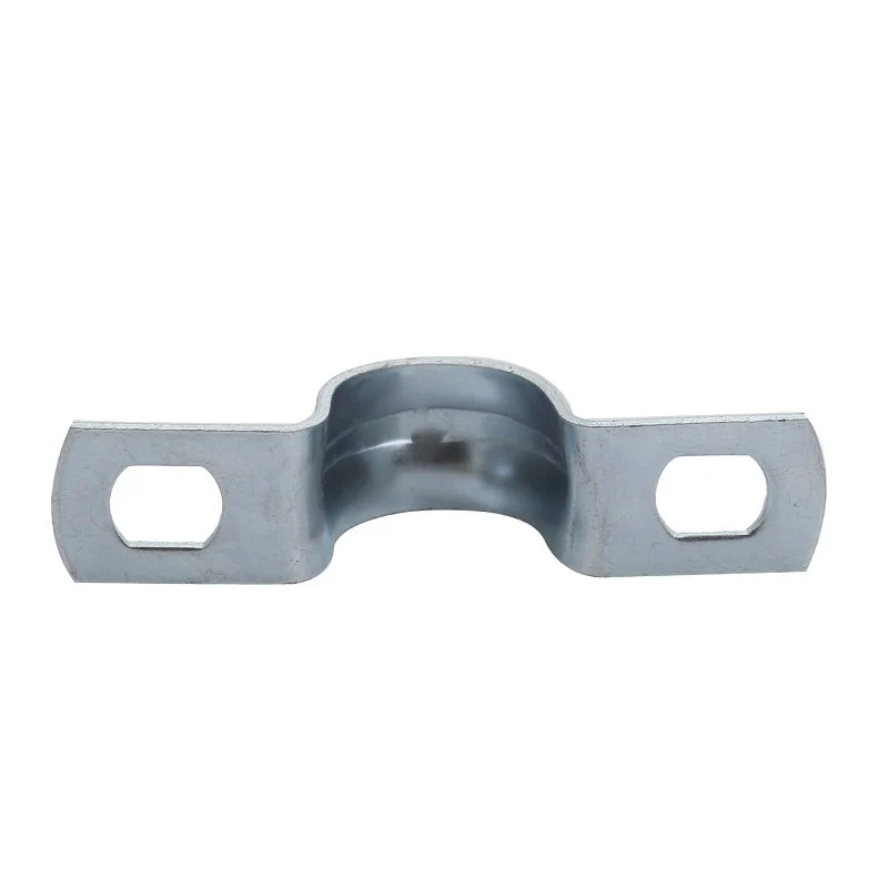Customized Various Size High Quality PVC Pipe Saddle Clamps Galvanized U Type Pipe C Electrical Wire Clamp