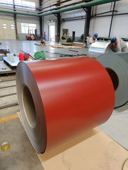 Hoja plana larga: Bobina de acero galvanizado con revestimiento de color de China PPGL PPGI