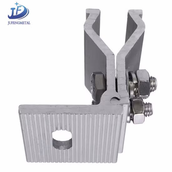 Accesorios de estructura de montaje de techo plano y hormigón de abrazadera solar